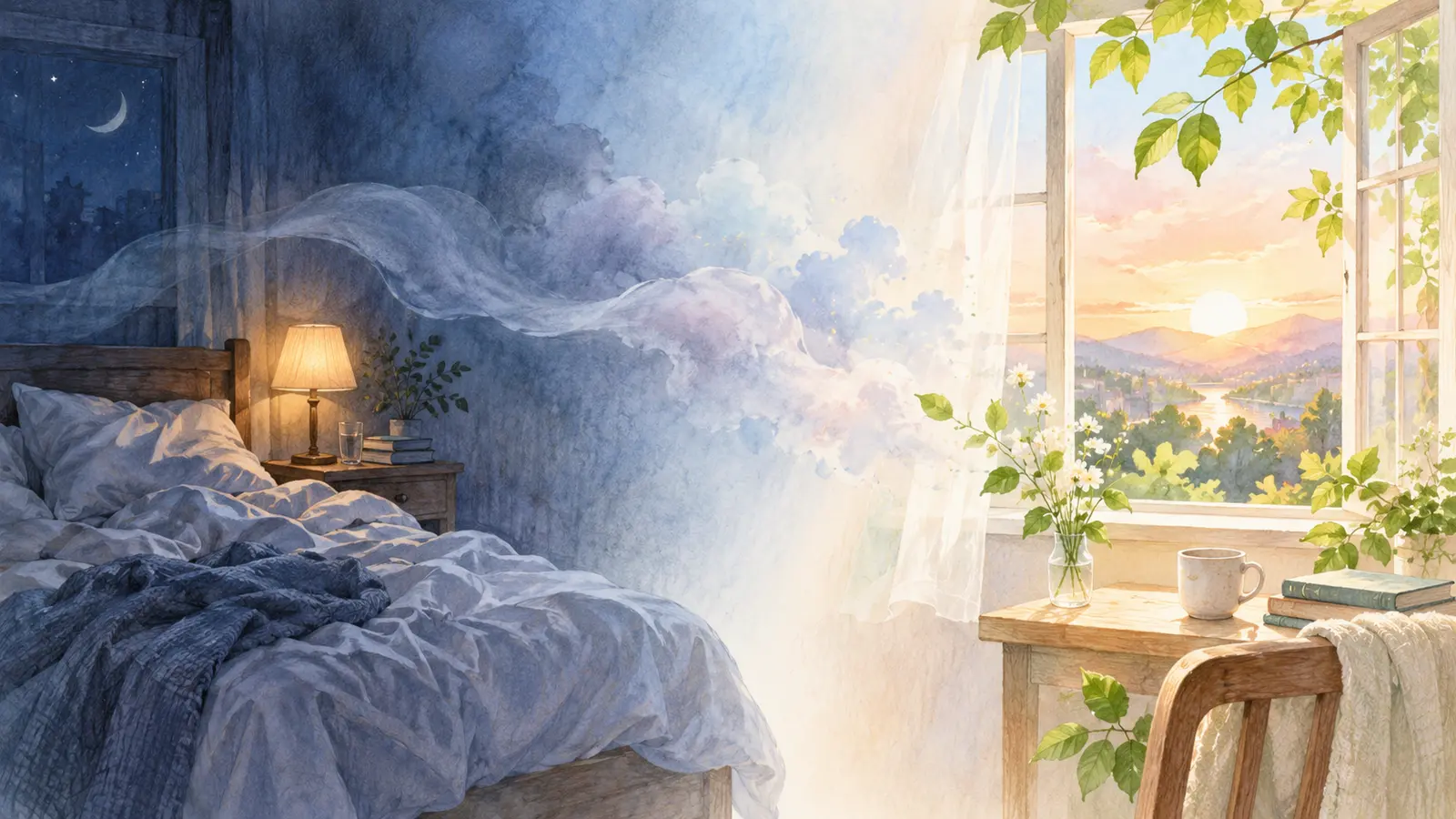 眠れない夜から穏やかな朝へ空気が変わるファーストビュー